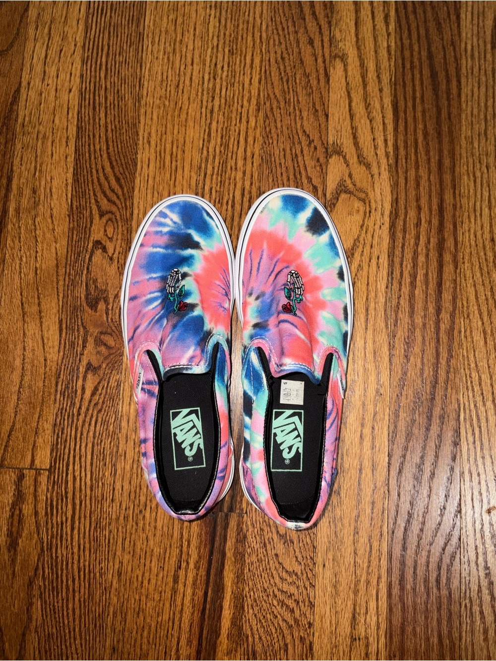 Tie Dye Slip On Vans